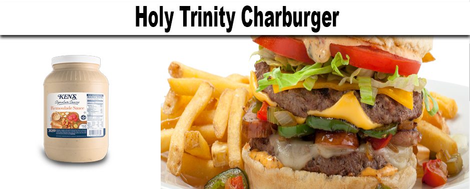burger Holy Trinity Charburger
