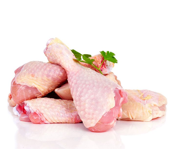 fresh chicken pieces